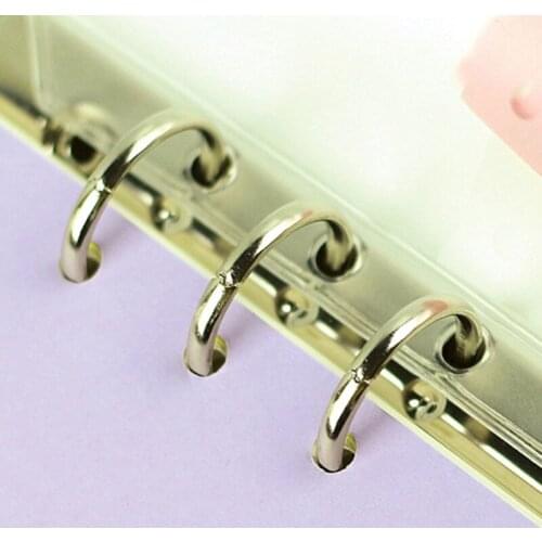 H05B Clear PVC Storage Bag Pouch For Notebook Diary Day Planner Zipper Business Cards