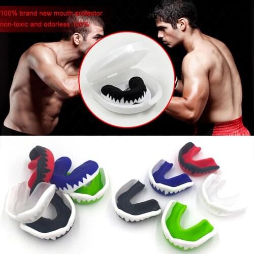 Mouth Protector Multi-Color Mouth Guard Muay Thai Boxing MMA Gum Shield Basketball Teeth Protector Rugby Adult Fight Teeth Guard