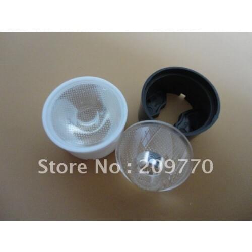 LED lens With stent 24MM grid 15 degrees lens ,1W 3W 5W LENS