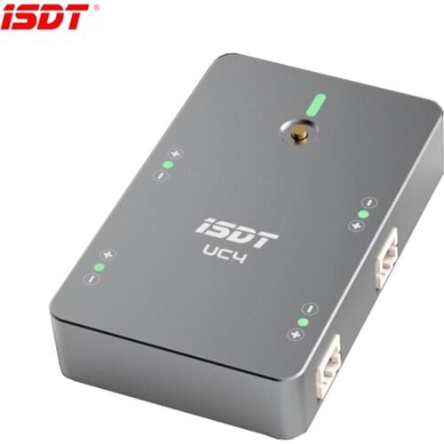 ISDT UC4 18W 4X1.5A 1S MINI Smart Battery Charger With Type C Input PH2.0 Output for LiPo/LiHv Battery