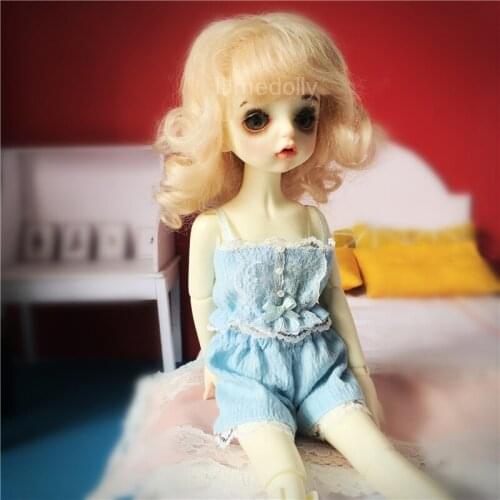 1 Set Handmade Clothing Cute Pajamas for Blyth, 1/6 BJD, 1/8 BJD Doll Nighgown Clothes Accessories