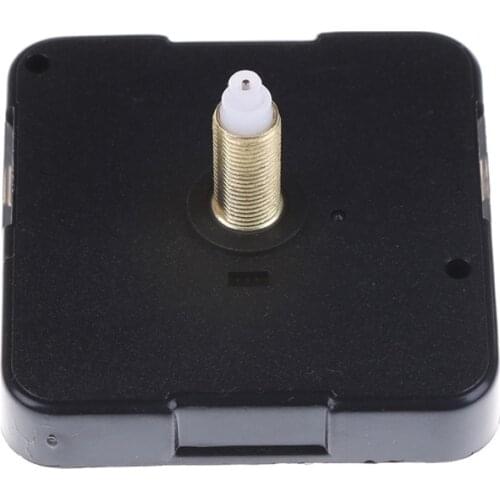 1PCS Black DIY Repair Tool Part 15mm Long Thread Quiet Mute Quartz Clock Movement Mechanism