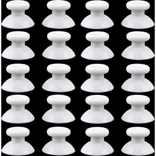 EXtremeRate 10 Sets White Thumbsticks Analog Sticks Replacement Parts for Xbox One Controller