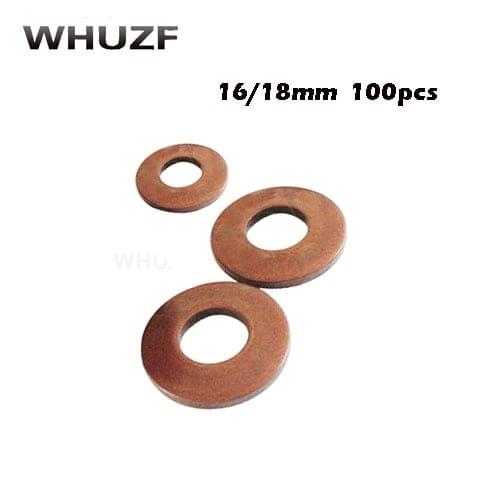 100pcs free shipping Alloy steel Belleville spring washers disc spring Gasket-16/18mm