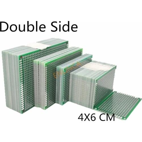 5pcs 4x6cm Double Side Copper Prototype PCB 40*60mm Universal Printed Circuit Board Fiberglass Plate For Soldering Board