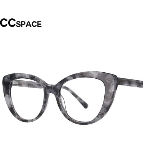 53147 Handmade Luxury Acetate Glasses Frame Men Women Optical Fashion Computer Mirror