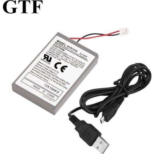 GTF Game Battery 3.7V 2000mAh Replacement Rechargeable Battery for old PS4 Controller 3.7V Battery with USB Cable Game Battery