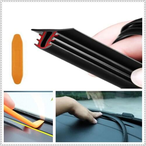 UType 1.6M Car Dashboard Strip Front Windshield Sealing Rubber Strips for Nissan TEANA QASHQAI BLUEBIRD SUNNY TIIDA PALADIN