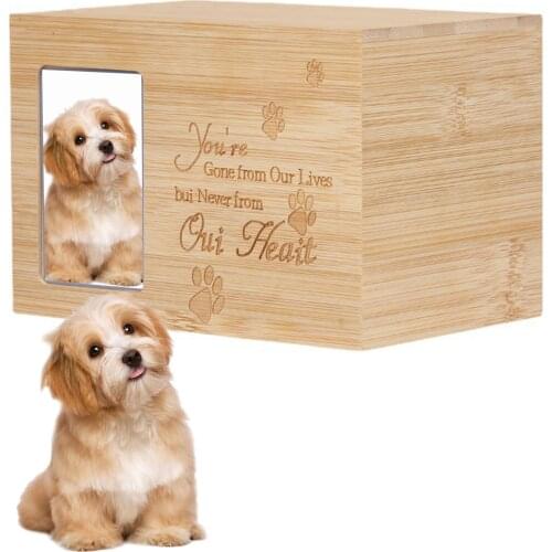 Bamboo Urns Pet Dog Cat Birds Mouse Cremation Ashes Urn Keepsake Casket Columbarium Animal Memorial Funeral Cremation Urn There