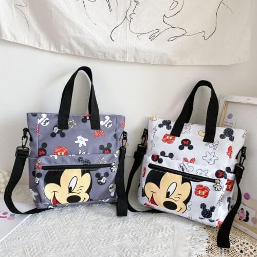 Disney Mickey mouse Childrens messenger bag fashion classic cartoon large-capacity Tuition package shoulder handbag