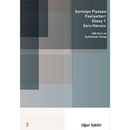 Capital Market Activities Düzey 1 Question Pool Ladybird İşbilir Cinius Educational Series (TURKISH)