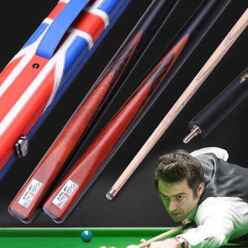 Original RILEY RWEST301 High-end Handmade 9.5mm/9.8mm One Piece Billiard Snooker Stick Cue with Case Extension England 2019