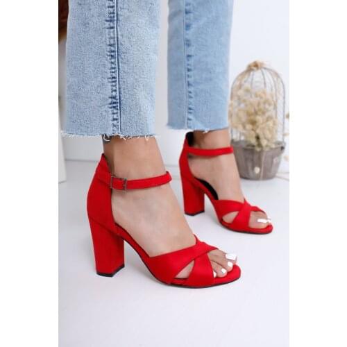 The Jany Red Suede Shoes