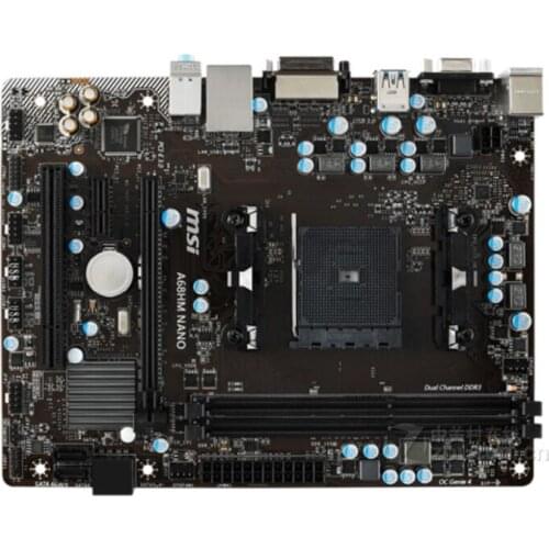 MSI A68HM NANO Desktop Motherboard FM2+ AMD A68H DDR3 32GB AMD A series/Athlon PCI-E 3.0 USB3.0 ATX 95new Motherboard