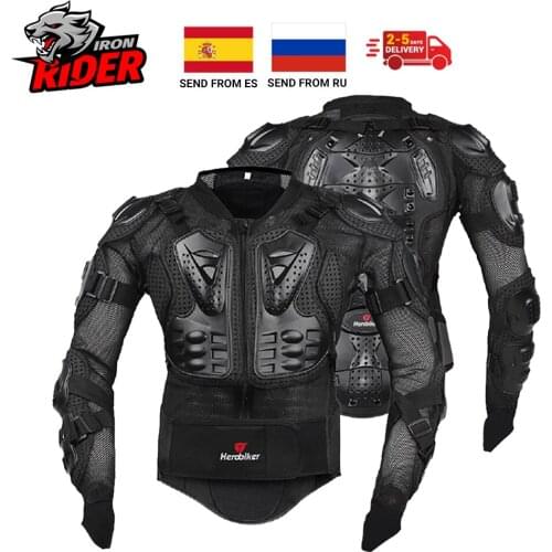 Motorcycle Jacket All Season Full Body Armor Motorcycle Chest Armor Motocross Racing Protective Gear Moto Protection S-5XL