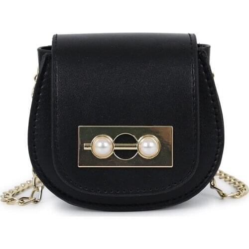New Childrens Pearl Mini Kids Bag Womens Small Bag Pochette Femme 2019