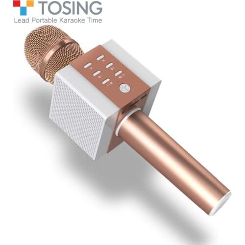 Tosing 2019 New 008 3 in 1 Handheld Karaoke Microphone with One Button to Remove Original Singsing Function Sing Anytime