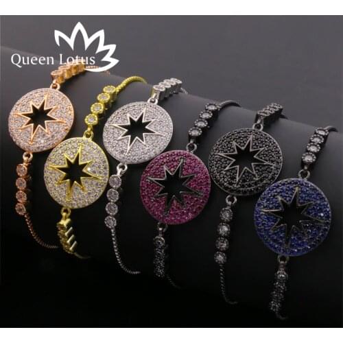 Queen Lotus Bracelets With Charms