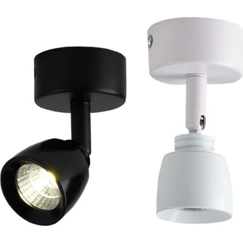 Surface mounted downlight 5W 7W 360-degree rotating spotlight Background wall COB ceiling light Indoor lighting