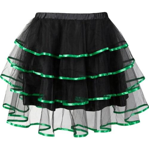 Steampunk Skirt for Corset Sexy Pirate Lace Skirts Party Clubwear Vintage Burlesque Bustier Costumes Accessories Plus Size