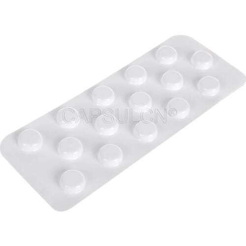 CapsulCN,1000 pcs/carton Blister Pack with 15 holes ,Blister Packing Sheet for 10.8*4.2mm Tablets