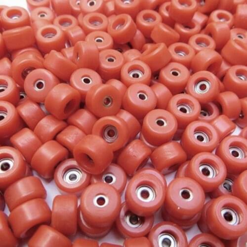 4 Pcs/Set Professional Urethane Bearing Wheels for Wooden Fingerboard Dropship