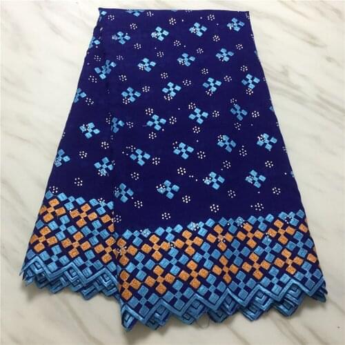 African Swiss Voile Lace Fabric In Switzerland Embroidery Latest Nigerian Cotton Lace Fabrics High Quality Fabric Dress Material