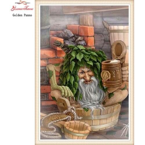 Golden panno,5D,diy diamond embroidery,Full,square,Diamond Painting,Cross Stitch,3D,diamond,Mosaic,Needlework,Grandmother1 728S