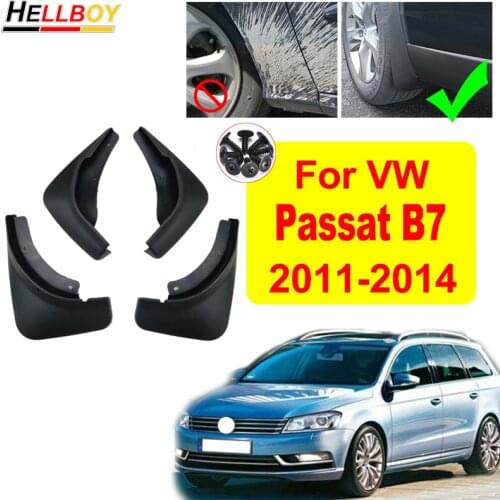 Car Mud Flaps For Volkswagen VW Passat B7 Variant 2011 2012 2013 2014 Front Rear Mudguards Fender Splash Guard Auto Accessories