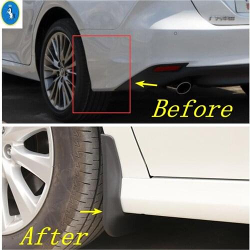 Yimaautotrims Mudflaps Splash Guards Mud Flap Mudguards Fender Protective Cover Kit Trim Exterior For Toyota Camry 2018 - 2021