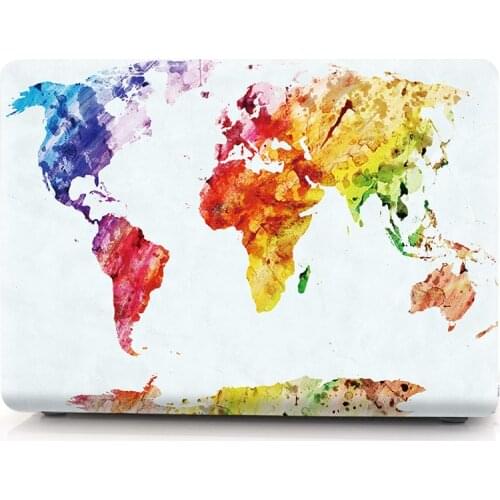 Laptop Cover for Huawei Matebook D 14 Case 2020 D14 World Map Hard Matte Clear Accessories for Matebook D 15 D15 2020 Case Funda