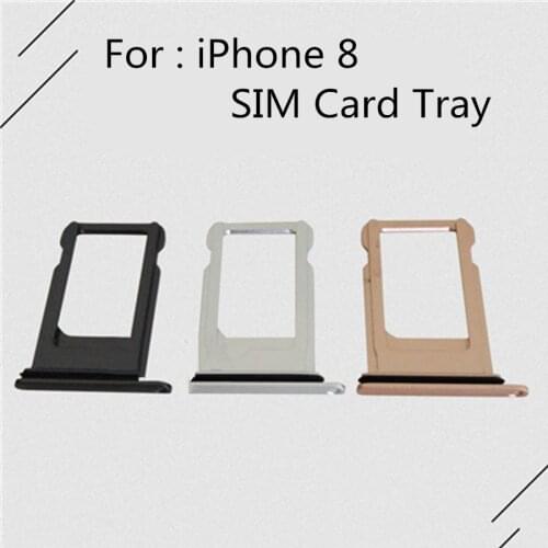 Nano SIM Card Holder Tray Slot for iPhone 8 Replacement Adapter SIM Card Tray Holder Socket Apple Accessories Tools