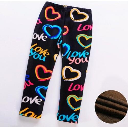 Baby Girls Leggings Winter Kids Thick Velvet Leggings Children Warm Trousers Faux PU Leather Legging