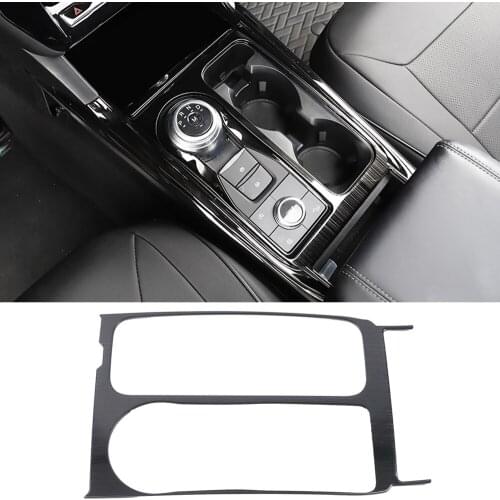 LHD! for Ford Explorer 2020 2021 Accessories Stainless Steel Interior Gear Shift Frame Cover Trim Car Styling