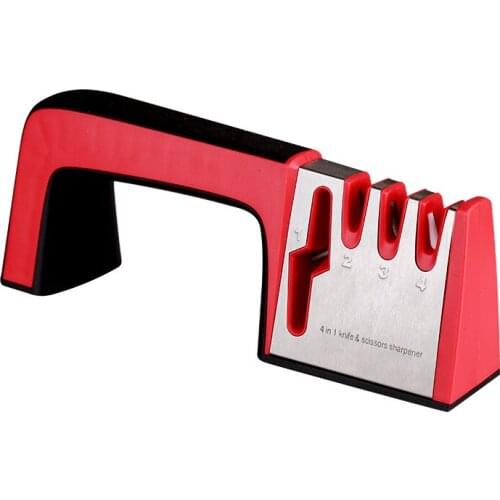 Swayboo Multi-function Household knife Scissors Sharpener ABS Handle Angle Sharpenering Ceramic Sharpener Kitchen Tool