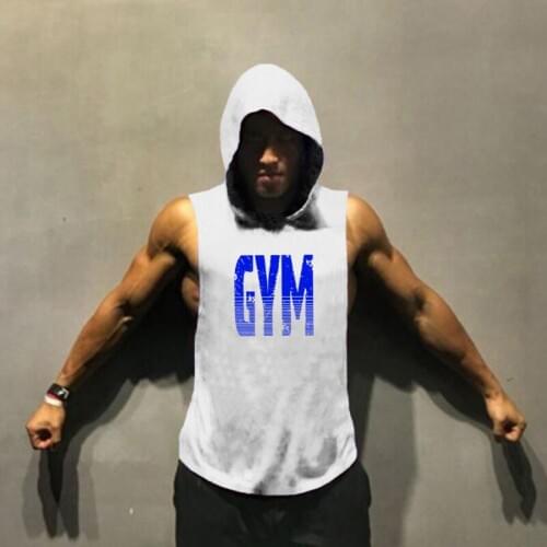 New Vest Mens Tank Tops Shirt Workout Gym Tank Top Fitness Clothing Sleeveless Cotton Man Canotte Bodybuilding Man Clothes Wear