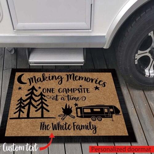 Camper Personalized Custom Rubber Door Mat Bath Indoor Floor Rugs Absorbent Mat Anti-slip Kitchen Rug for Home Decorative