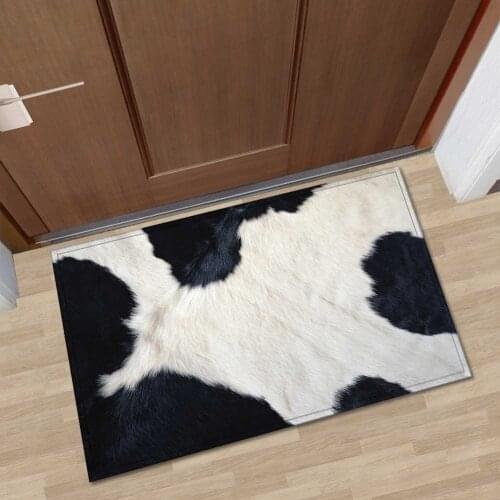 Imitation animal print Floor Mats Bathroom Kitchen Carpets Doormats Floor Mat for Living Room coffee table Anti-Slip Tapete