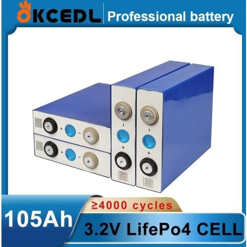 NEW 3,2 V 100Ah lifepo4 battery CELL 4000 ZYKLUS 12V105Ah for EV RV battery pack diy solar EU OUR FREE UPS or FedEx
