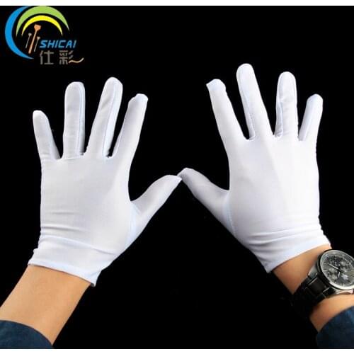 5pair / White gloves performing magic props Adults Children Christmas Halloween dress gloves for men and women Free Shipping