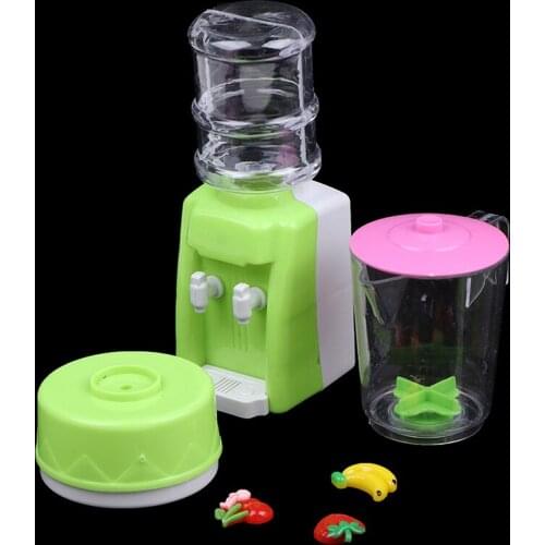 1 Set Plastic Dollhouse Home Mini Water Dispenser Juicer DIY Toy Kitchen Furniture Toys For Dolls Accessories
