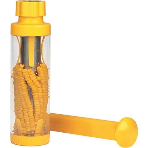 Corn Cutter Corn Stripper Kitchen Tools Stainless Steel Corn Cob Remover Cutter Manual Rotation Corn Stripper Cutter Tools