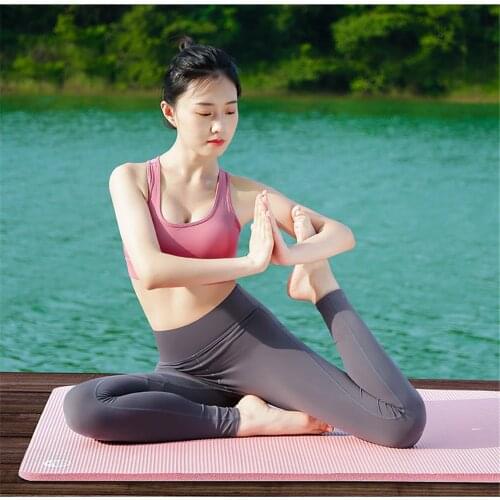 WXWS Eco Friendly NBR Yoga Mats Thick Yoga Mat Non Slip Exercise & Fitness Mats With Carrying Strap For Yoga Pilates Fitness