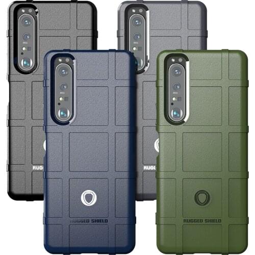 For Sony Xperia 1 III Case Cover Rugged Armor Shockproof Cover For Sony Xperia 1 III Xperia 10 III Soft Silicon Button