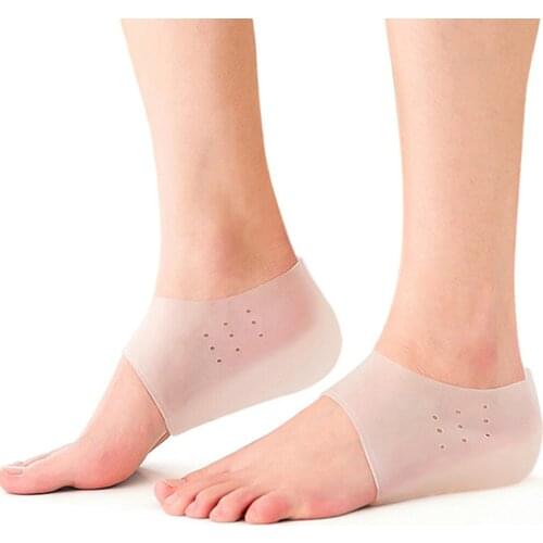 1 Pair Height Increase Insole Invisible Inner Wearable Shoepad Men Women Silicone Gel Insole Pain Relieve Pads Foot Care Tool