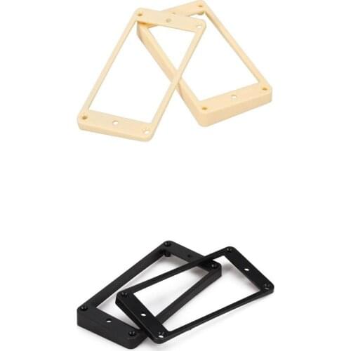 6pcs Curved Neck Bridge Humbucker Pickup Mounting Rings for LP Electric Guitar