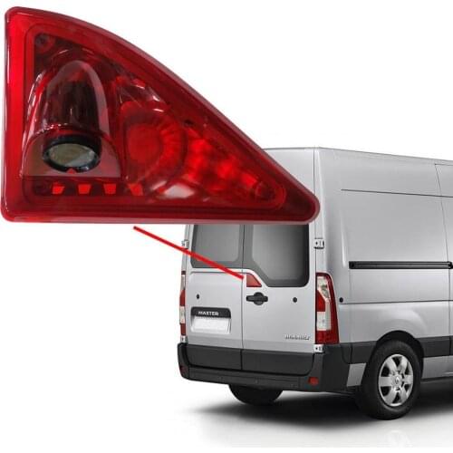 Car brake light lamp rear view camera for Opel Vauxhall Movano ab Renault Master ab Nissan NV400 AB reverse parking back up cam