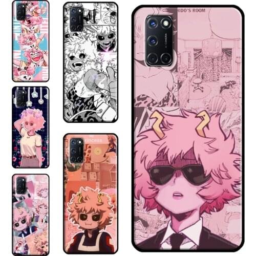 Ashido Mina My Hero Academia Case For OPPO A91 A93 A83 A15 A31 A53 A9 A5 2020 F5 Find X3 Pro A52 A72 A3S A5S Cover Capa