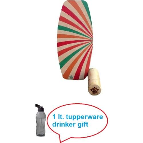 Wooden Balance Board, Surfing, Skating, Fitness, Yoga, skateboard Snowboard for Training and Coordination Exercise Portable Equipment