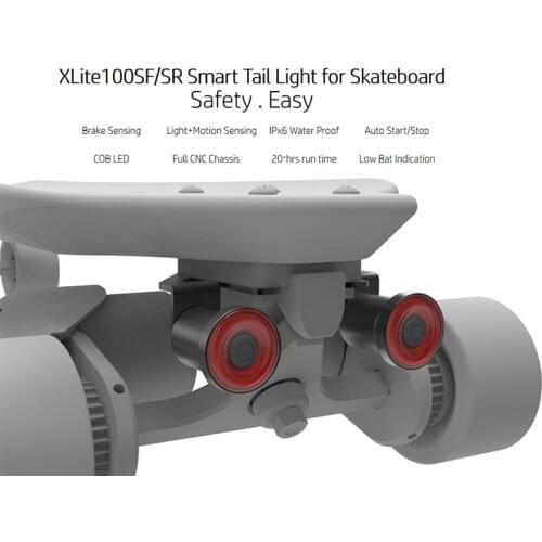 Electric scooter headlight and taillight Skateboard smart USB charging taillight Scooter accessories